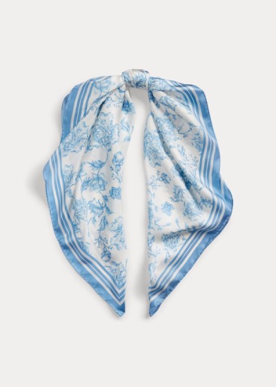 Women's Ralph Lauren Alexa Floral Silk Scarf | 941306CSP